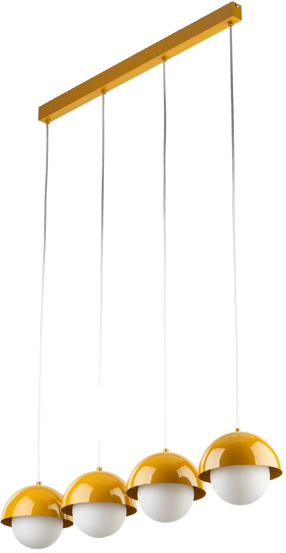 TK Lighting Bono lampa wisząca 4x8 W żółta 10267