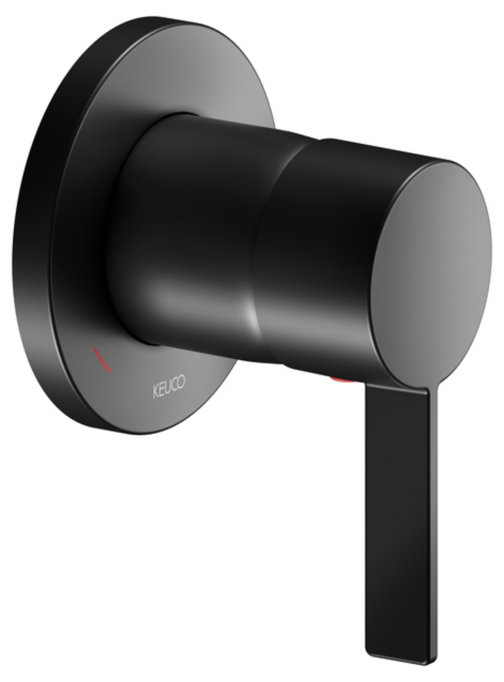 Keuco IXMO Pure bateria prysznicowa podtynkowa czarny mat 59551379501