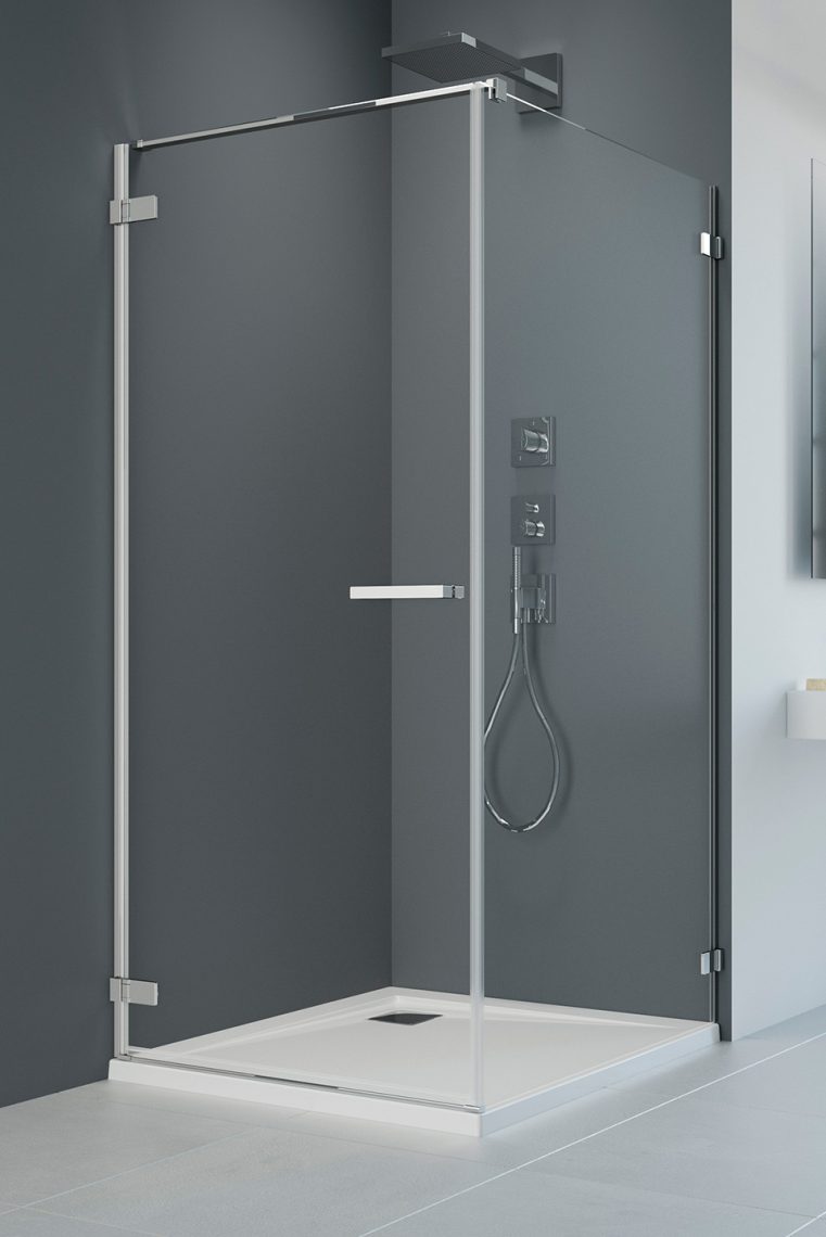 Radaway Arta KDJ I drzwi prysznicowe 90 cm lewe wahadłowe chrom/szkło przezroczyste 1386082-03-01L
