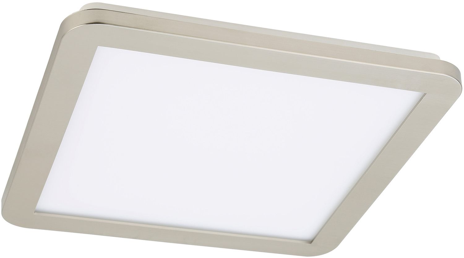 Candellux Nexit plafon 1x24W LED satyna/biały 10-66848