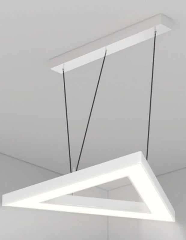 zoomLED Trójkąt lampa wisząca 1x54W biała