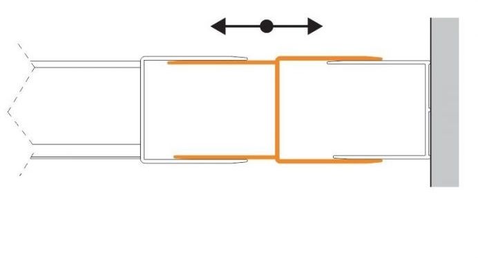 Sanplast Free Zone profil poszerzający 661-A0037-59 - Wysyłka w 24h