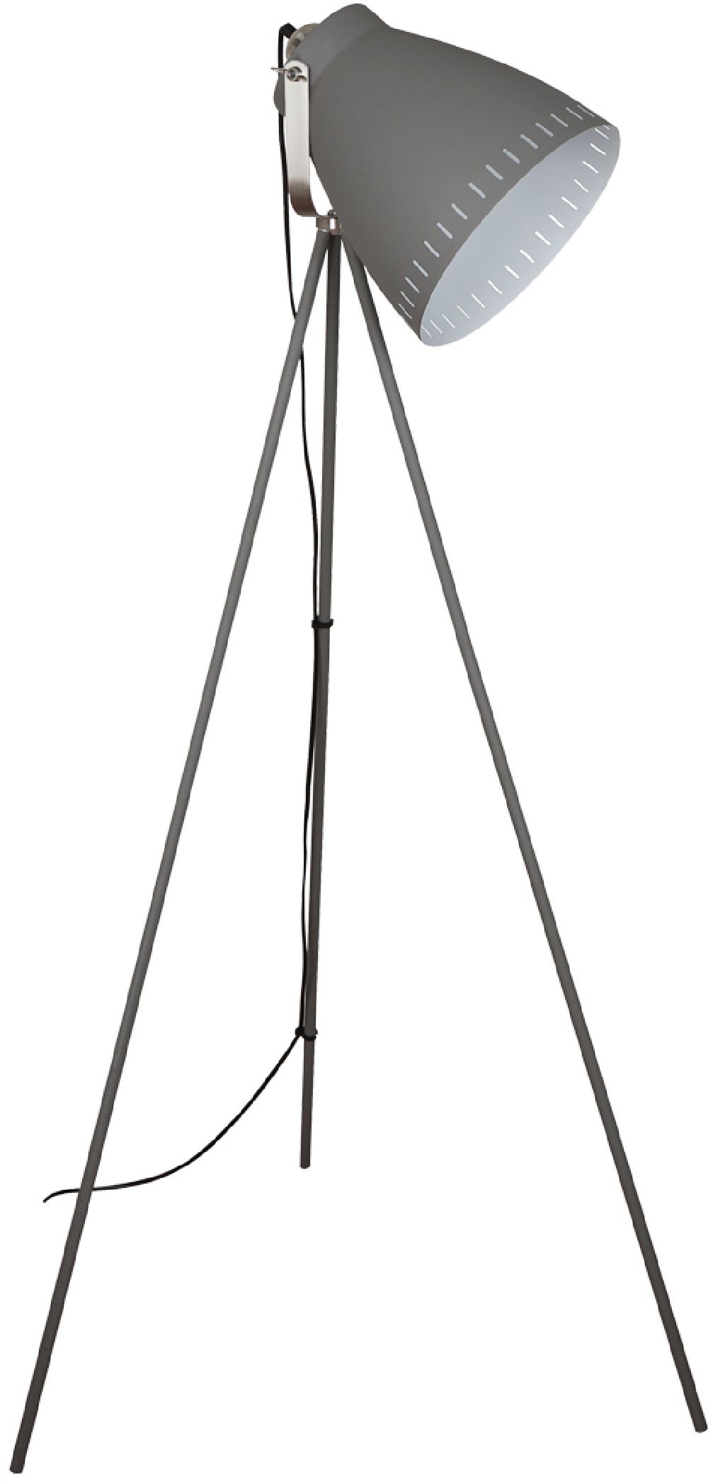 Italux Franklin lampa stojąca 1x60 W szara ML-HN3068-GR+S.NICK