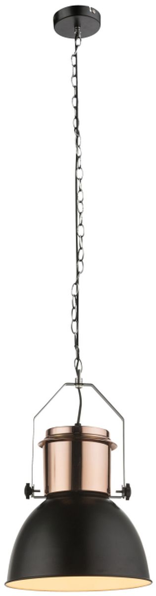 Globo Lighting Kutum lampa wisząca 1x40W czarna/miedź 15282