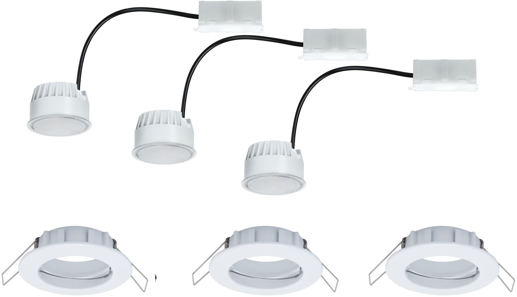 Paulmann lampa do zabudowy 3x6,8W LED biały mat/aluminium 93974 - Wysyłka w 24h