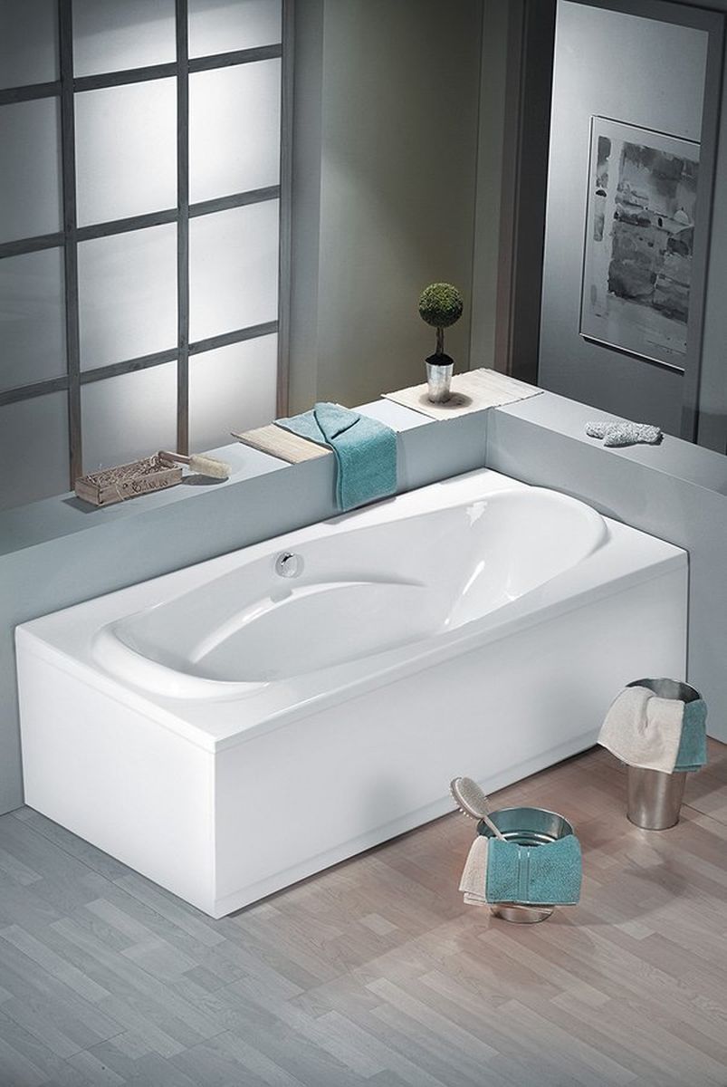 Polysan Garda wanna prostokątna 190x90 cm biała 14111