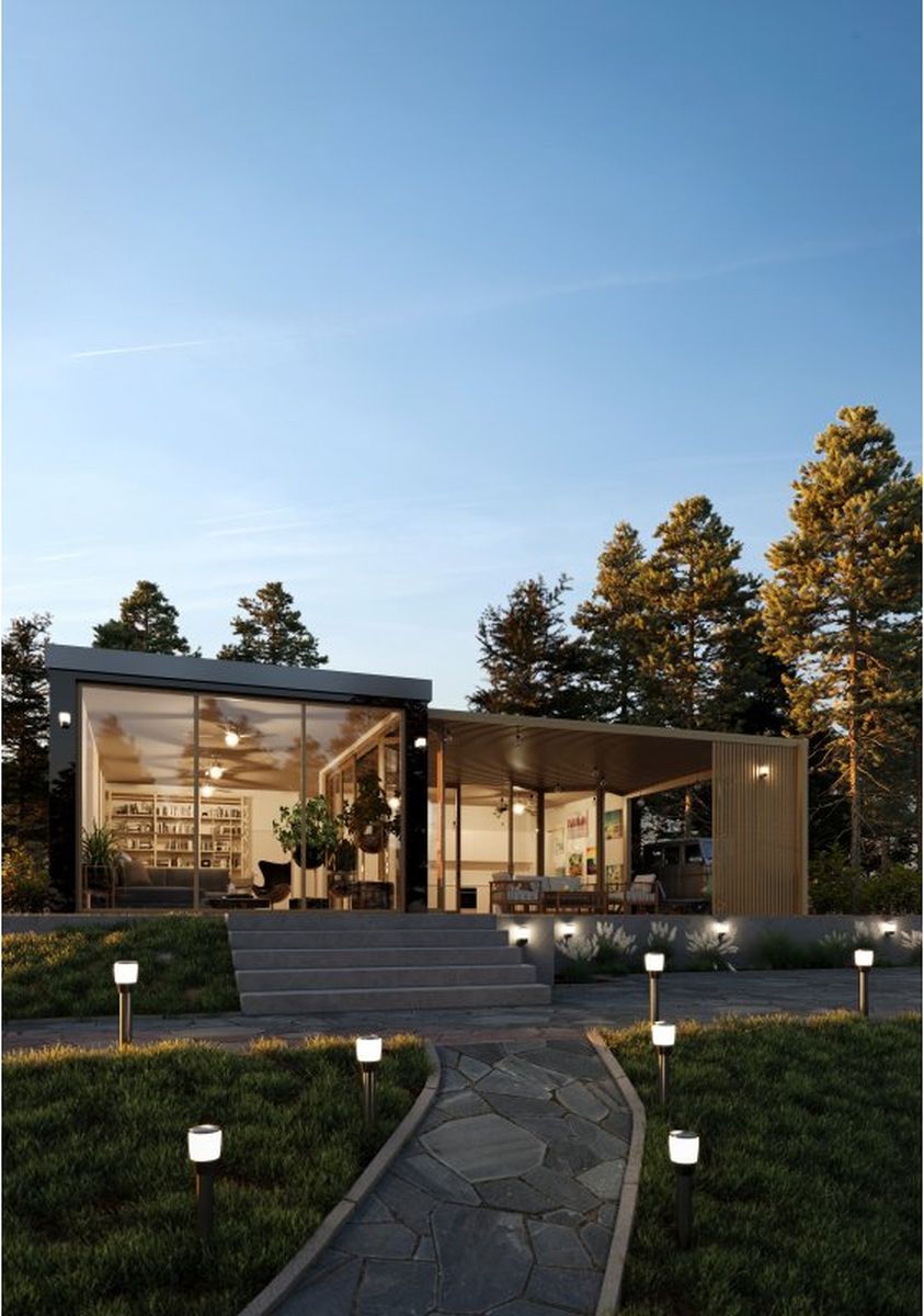 GTV Toro-P lampa stojąca zewnętrzna 1x15 W grafitowa OS-TORP80-00