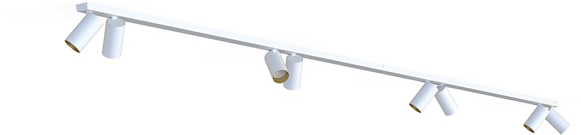 Nowodvorski Lighting Mono lampa podsufitowa 8x10 W biała-złota 7694