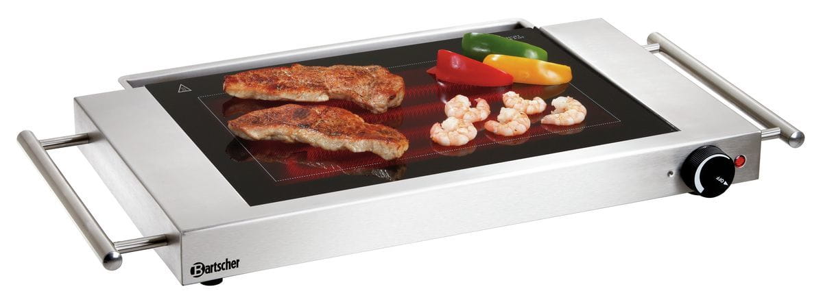 Płyta grillowa szklana, gładka 1,2kW Bartscher