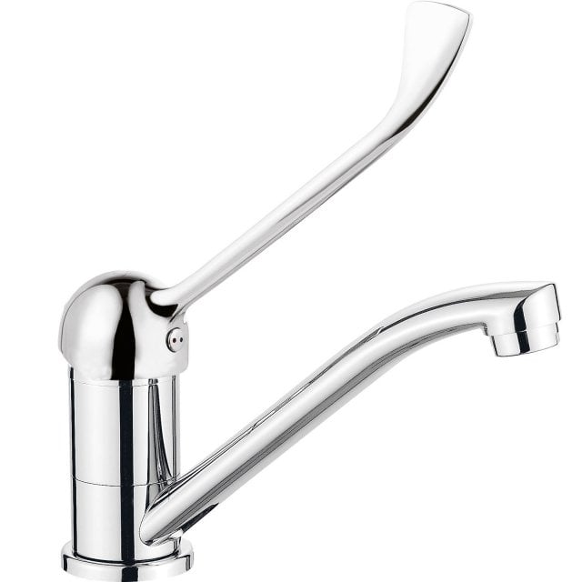 DEANTE Bateria umywalkowa stojąca BORO z obrotową wylewką i dźwignią