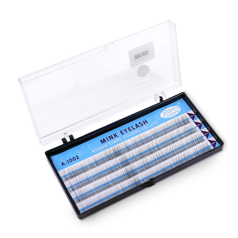 Rzęsy pojedyncze naturalny włos 8 mm Sc a1002