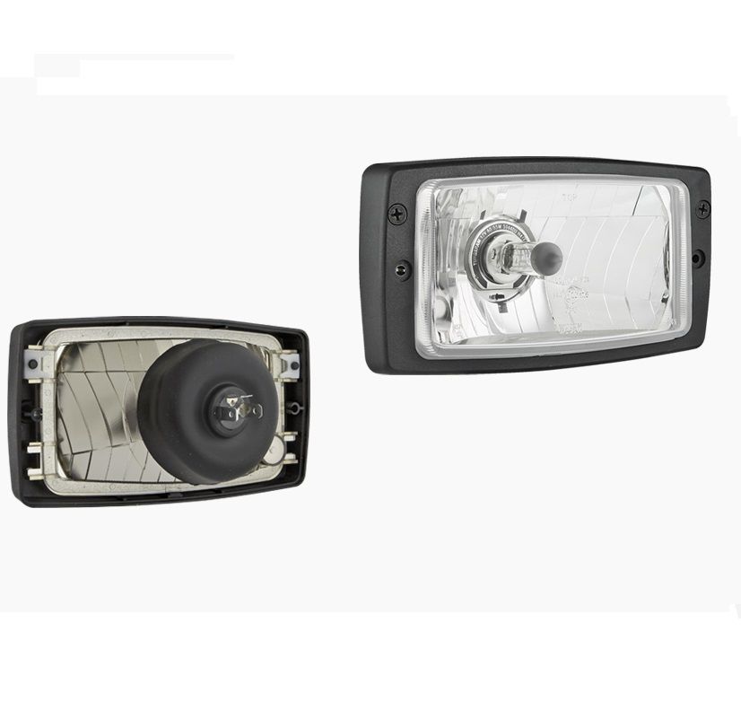 Reflektor przedni typu H4 z ramką i żarówką PES1.41901 Wesem