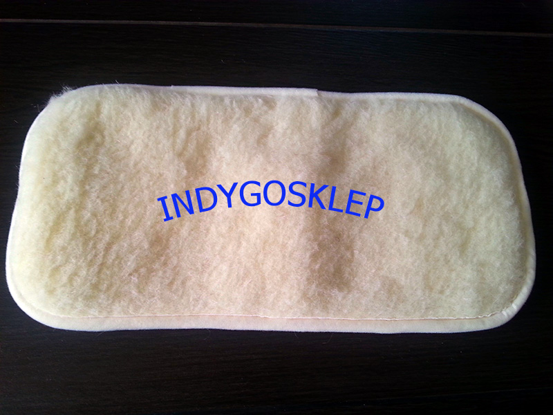 pas lędźwiowy ocieplający mały 50x20 merynos ecru