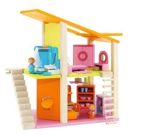 Sevi drewniany domek z meblami 26 elementów