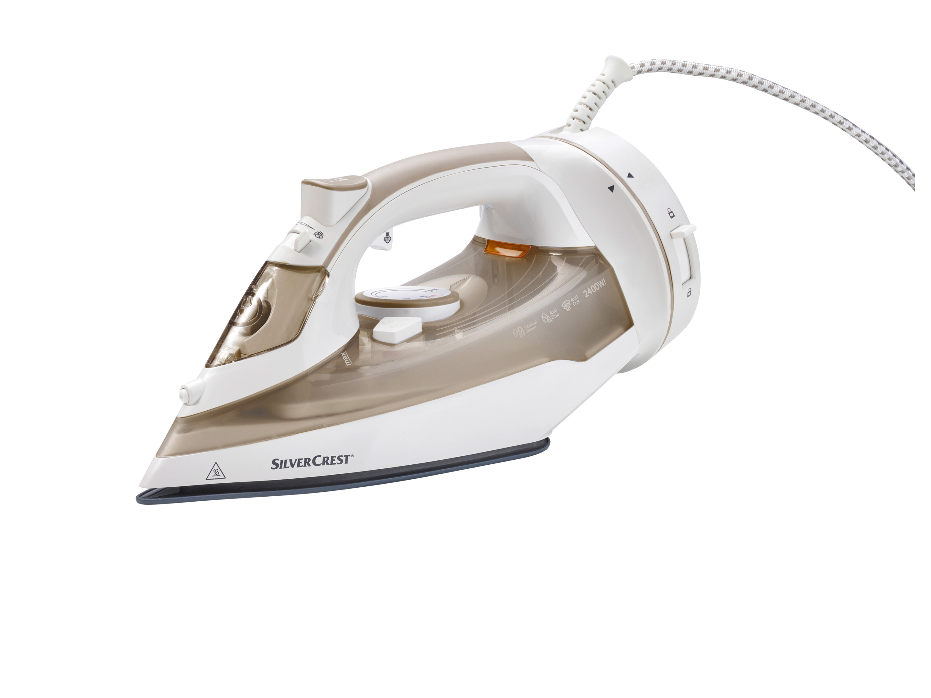 Silvercrest Żelazko parowe bezprzewodowe Sdbk 2400 E1, 2400 W Beżowy