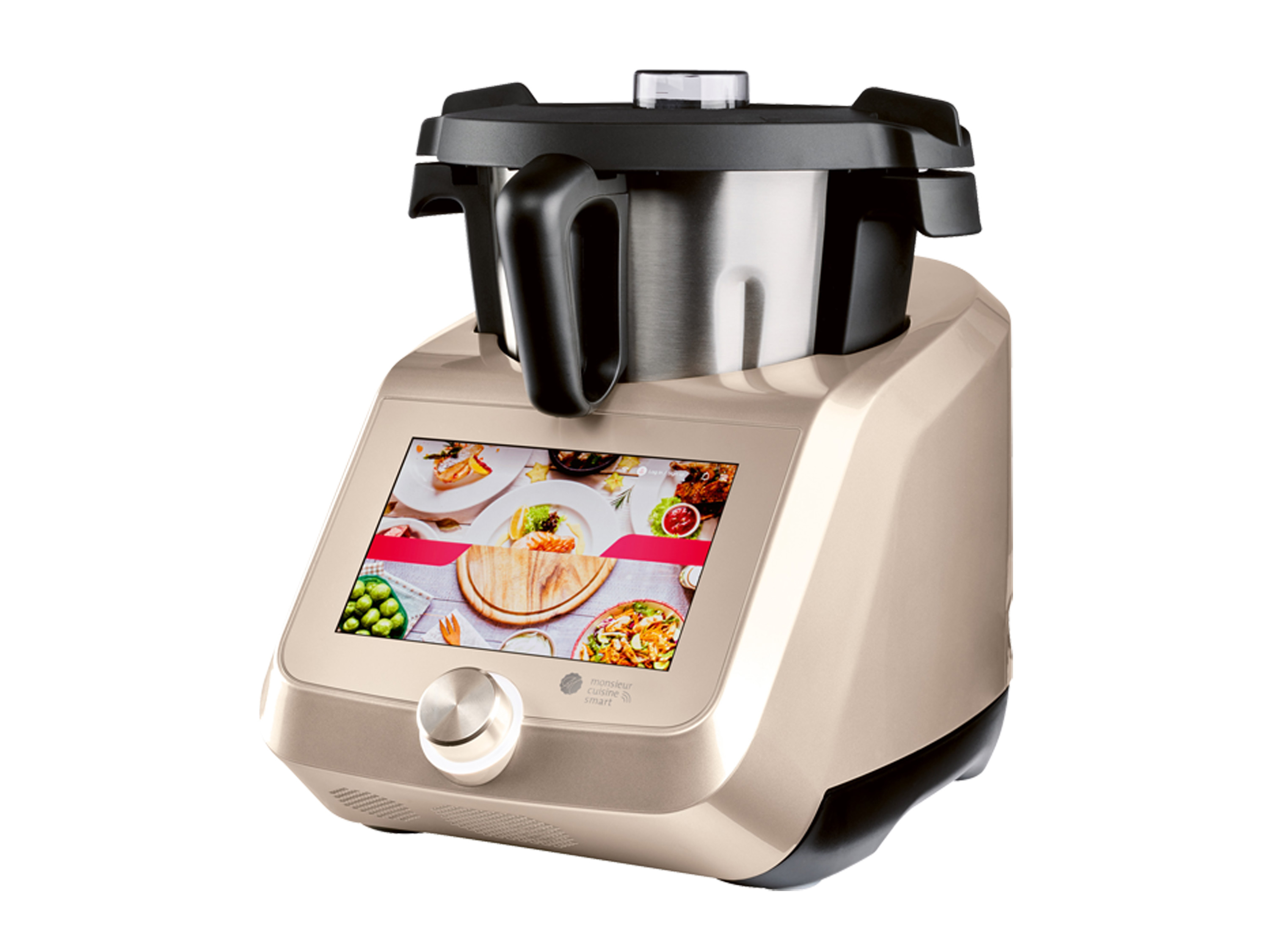 Silvercrest Kitchen Tools Termorobot MC Smart z Wi-Fi, 1200 W, metaliczny szampański