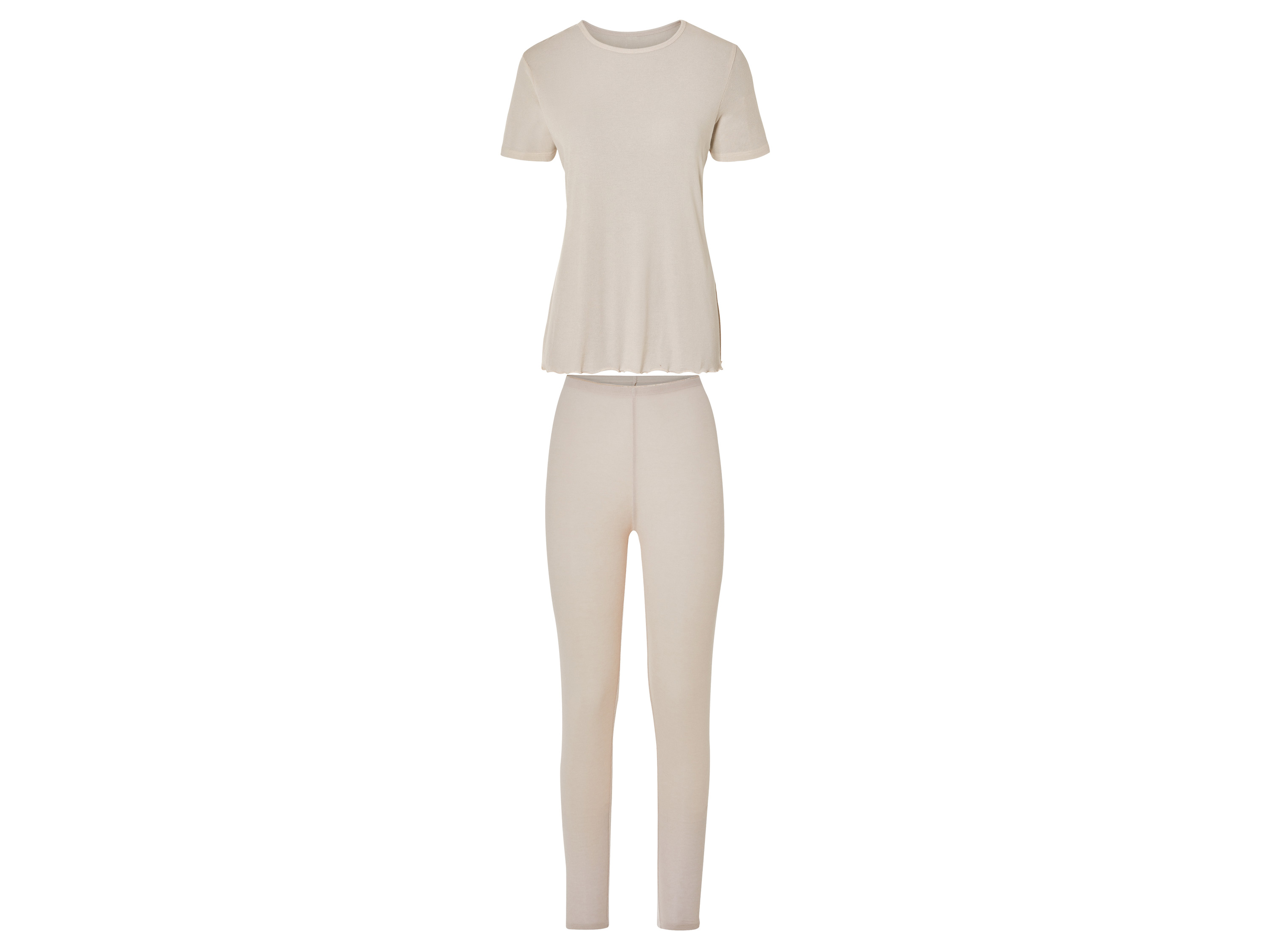 esmara Zestaw bielizny damskiej, 2 elementy Beżowy, L44/46