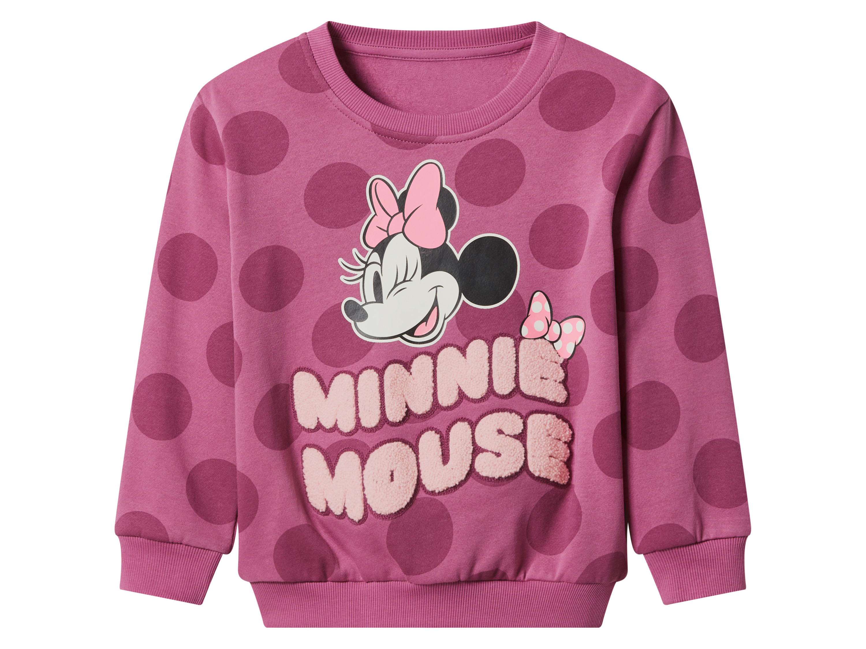 Bluza dresowa dziecięca z bawełną Myszka Minnie, 98/104