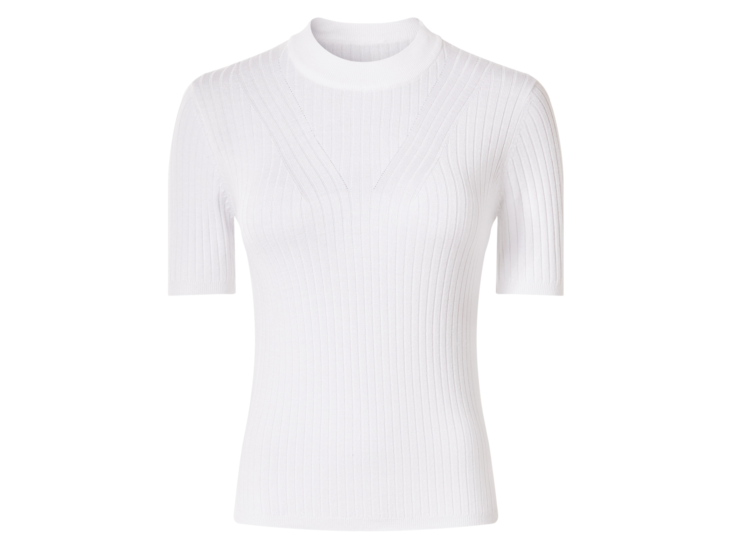 esmara Sweter damski z wiskozą Biały, S36/38