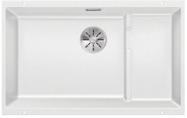 Darmowa Dostawa - Zlewozmywak granitowy 70x40 cm biały Blanco Subline 700-U Level 523542