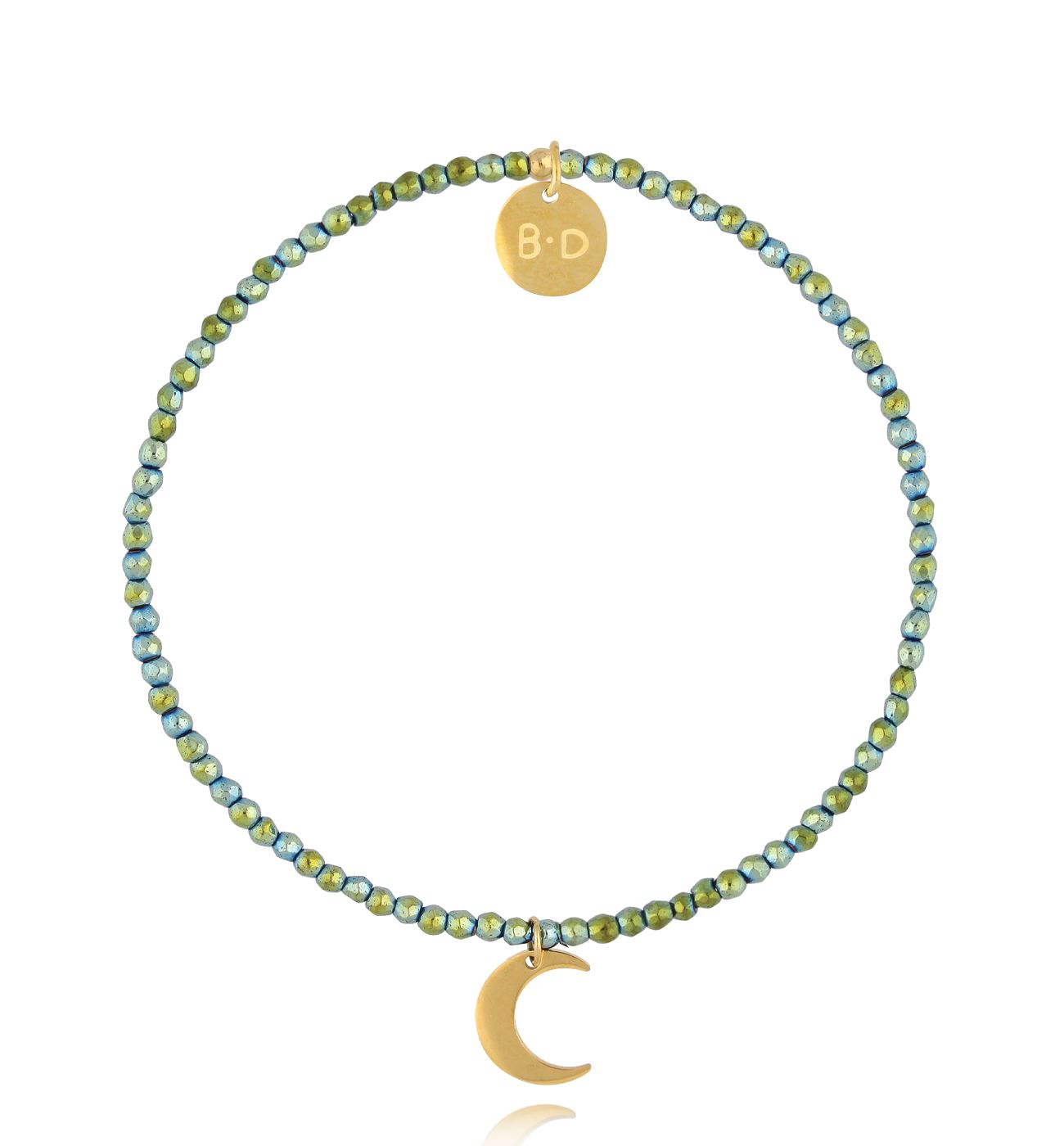 Bransoletka z hematytami i księżycem Nightfall Grace BTW2912