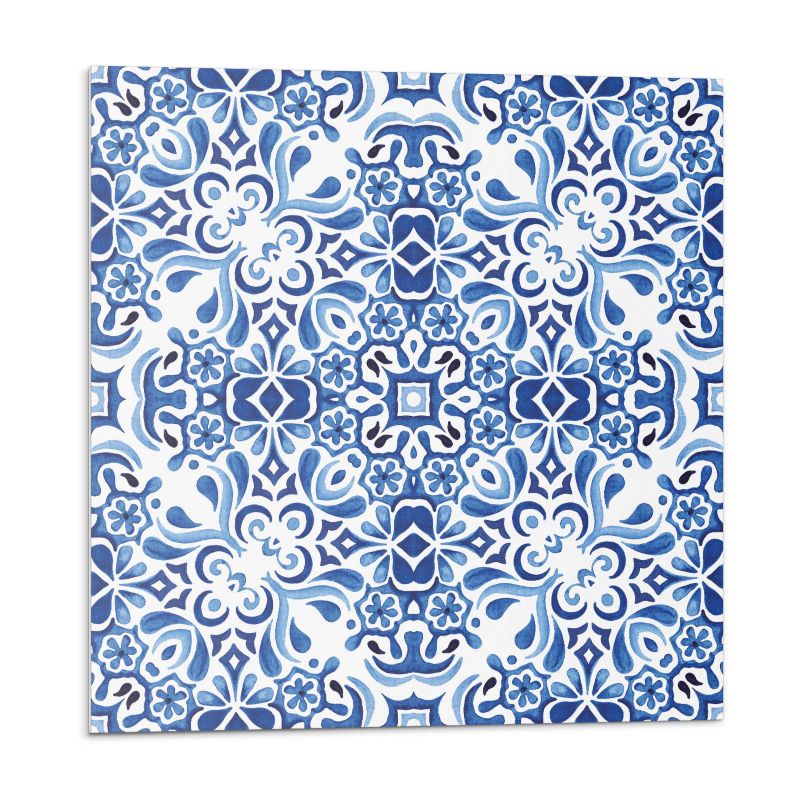 Kafelki samoprzylepne Wallfluent 30x30 cm Tradycyjny wzór kwiatowy 9 szt.