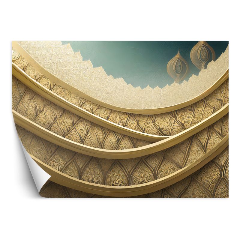 Fototapeta Feeby Złote symbole orientalne 200x140 1 szt