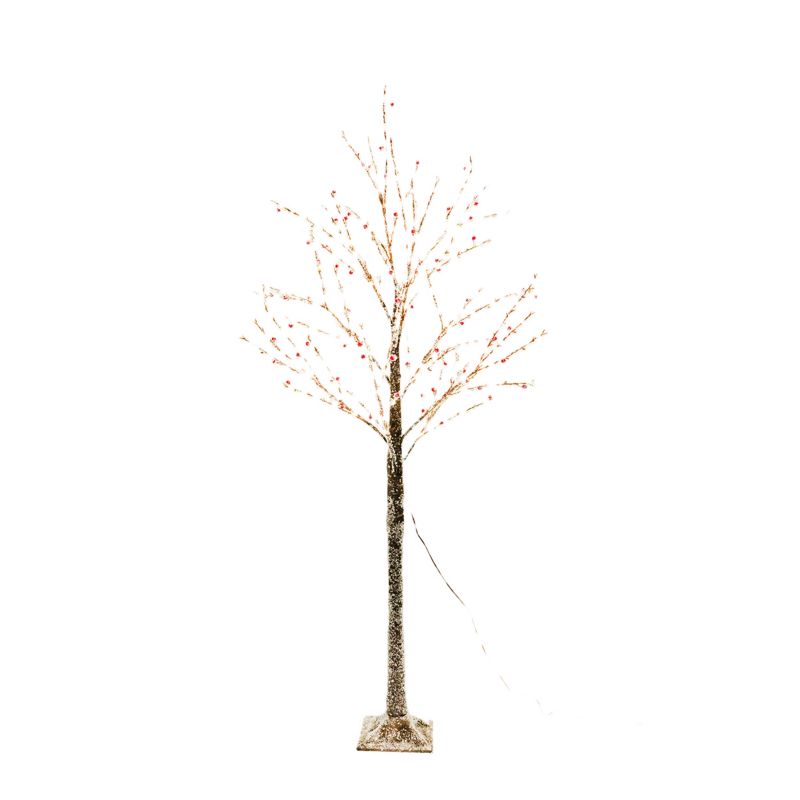 Drzewko Ogrodowe Ozdobne Led Feeric Brązowe Miedziane 115 cm 1 szt.