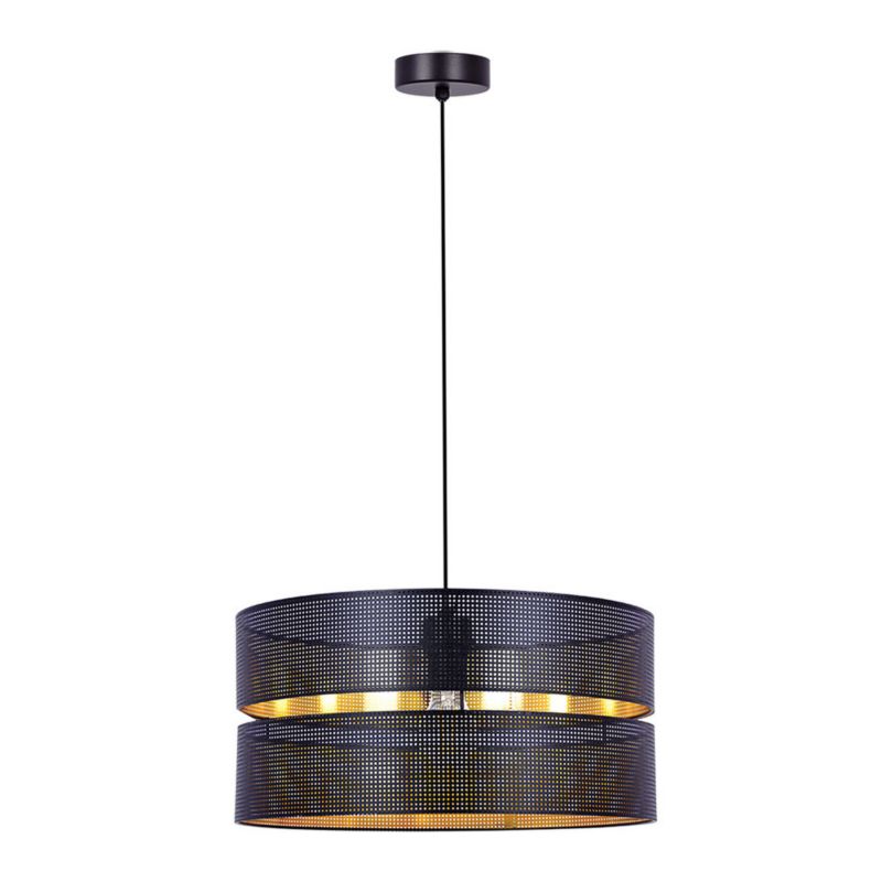 Lampa wisząca Kaja Cosmo czarno-złota wym: 100 x 40 x 40 cm 1xE27 x 40W 1 szt.