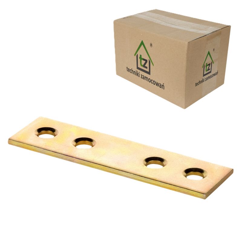 Łączniki wąskie Techniki Zamocowań LW1 Ocynkowane 60x17x2,0 mm 100szt