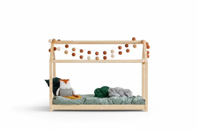 Łóżko dziecięce ADEKO Stolarnia MILA M 80x140 sosna 1 szt.