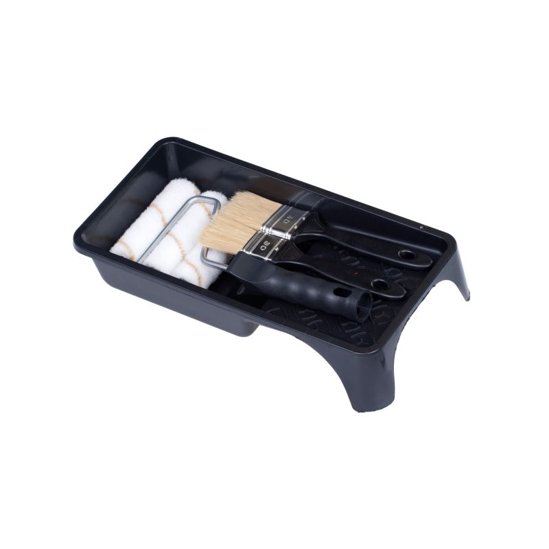 Zestaw malarski FAVORITE, SMALL nr 63, wałek Girpaint 10 cm, do żywic, farb akrylowych, emulsyjnych, chlorokauczukowych, 7 elem.