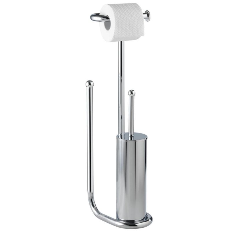 Stojak łazienkowy Wenko srebrny 3w1, stal chromowana, wymiary 62,5x23x20 cm, 1 szt.