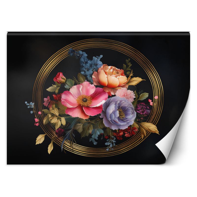 Fototapeta Feeby Natura Liście Kwiat Złoty 200x140 1 szt