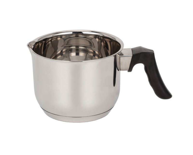 Garnek stalowy do mleka 1 l