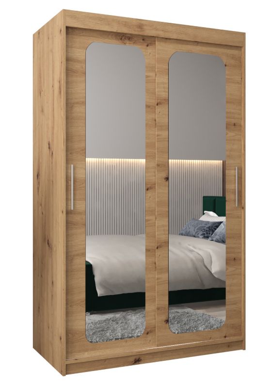 Szafa przesuwna Garderoba Abiks PROMO T3 120 artisan/artisan 1 szt.