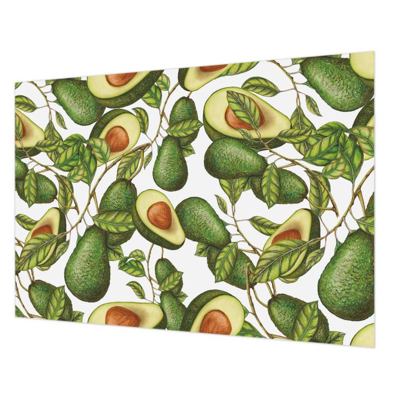 Tapeta Do Jadalni Nowoczesna Tulup 312x219 cm Awokado Wzór Do Kuchni, Do Salonu 1 szt.