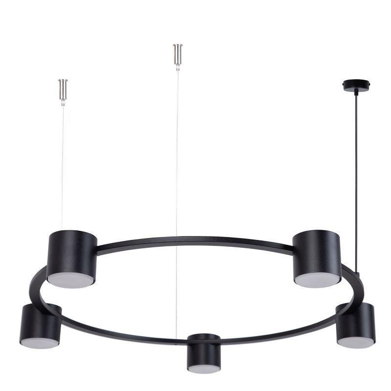 Lampa wisząca Sigma KODO czarna 5xGX53x12W wym:150x72x72cm IP20 -1 szt.