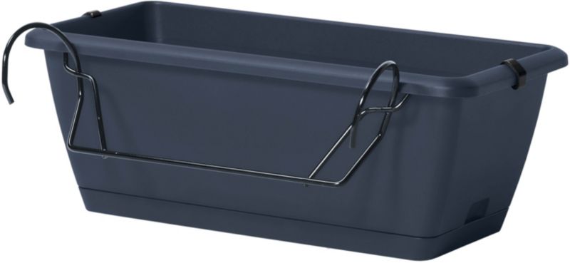 Skrzynka z uchwytem Respana 40 cm antracyt