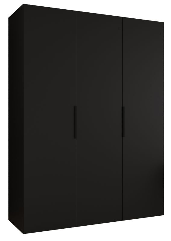 Szafa uchylna Abiks MARBELLA 1 150 wys 202 cm Czarny + Czarny 1 szt