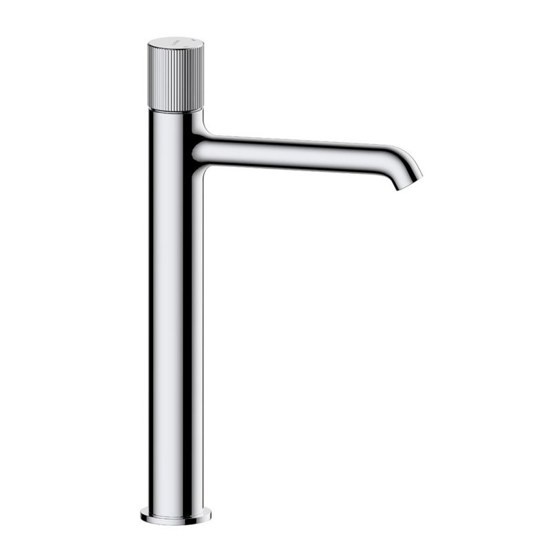 Bateria umywalkowa Oltens Hamnes Chrom stojąca, jednouchwytowa, z korkiem, 1 szt.