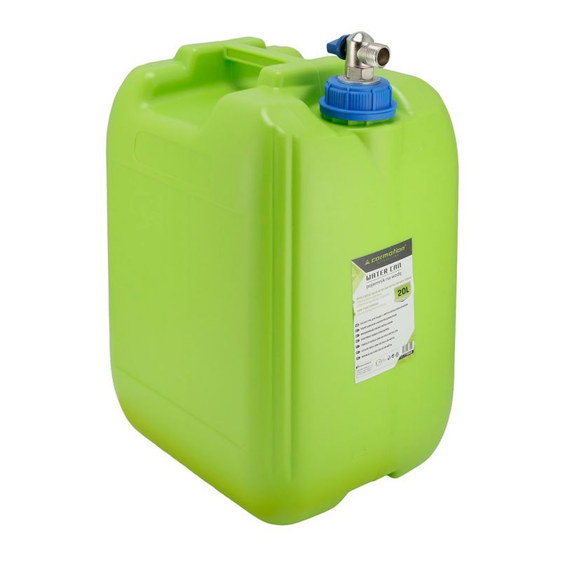 Pojemnik na wodę z metalowym zaworem górnym w nakrętce z gwintem, 20 L, 1 szt.