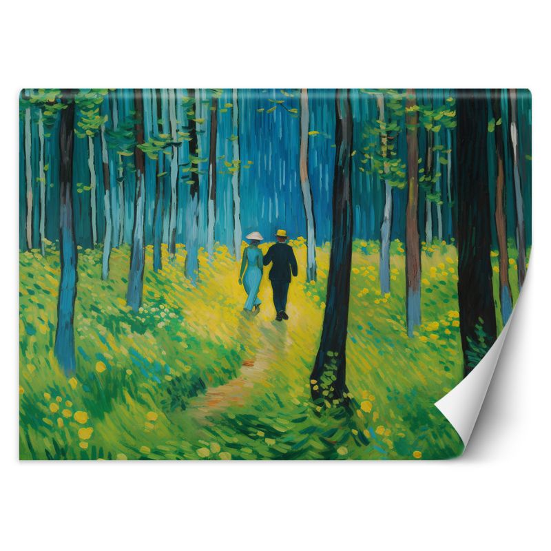 Fototapeta Feeby Para w lesie - V. van Gogh 350x245 1 szt