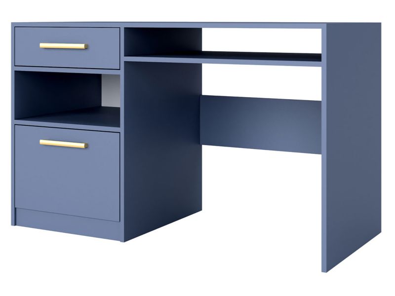 Biurko MIRJAN 24 Bali II zgaszony błękit + złoty 1 szt.