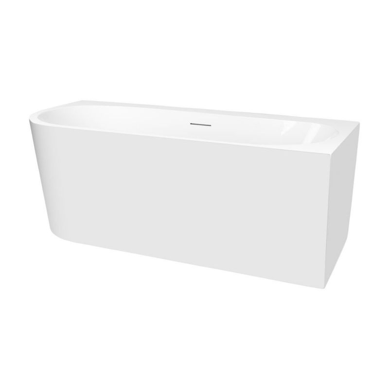 Wanna narożna Oltens Hulda 160x75cm akryl biała wolnostojąca 230L 1 szt.
