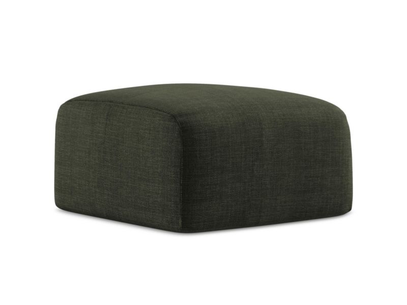 Pufa LaMiaSofa SAVONA z tkaniny strukturalnej 65x65 cm oliwkowy 1 szt.