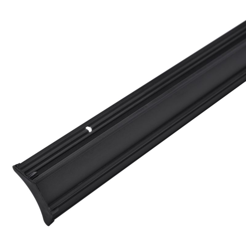 Deflektor deszczu Volden aluminiowy czarny 1m