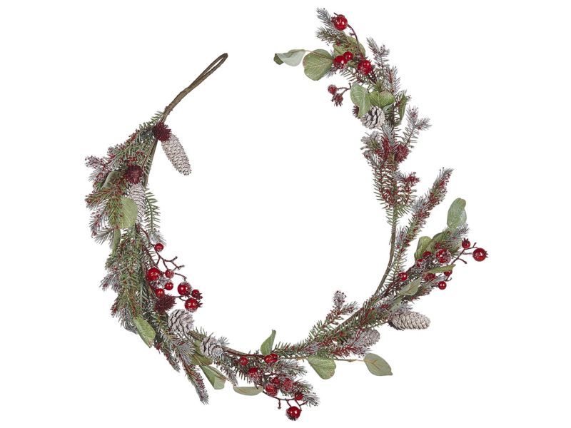 Świąteczna girlanda 150 cm zielono-czerwona Irun 1 szt.