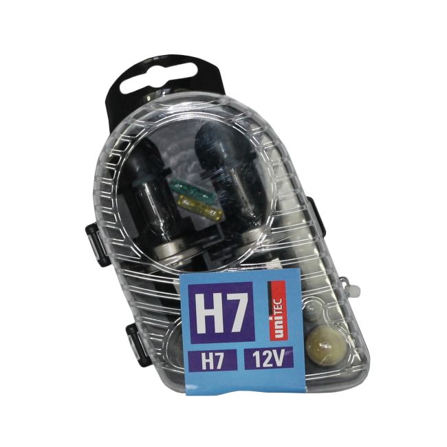 Żarówka Unitec H7 zestaw w kuferku