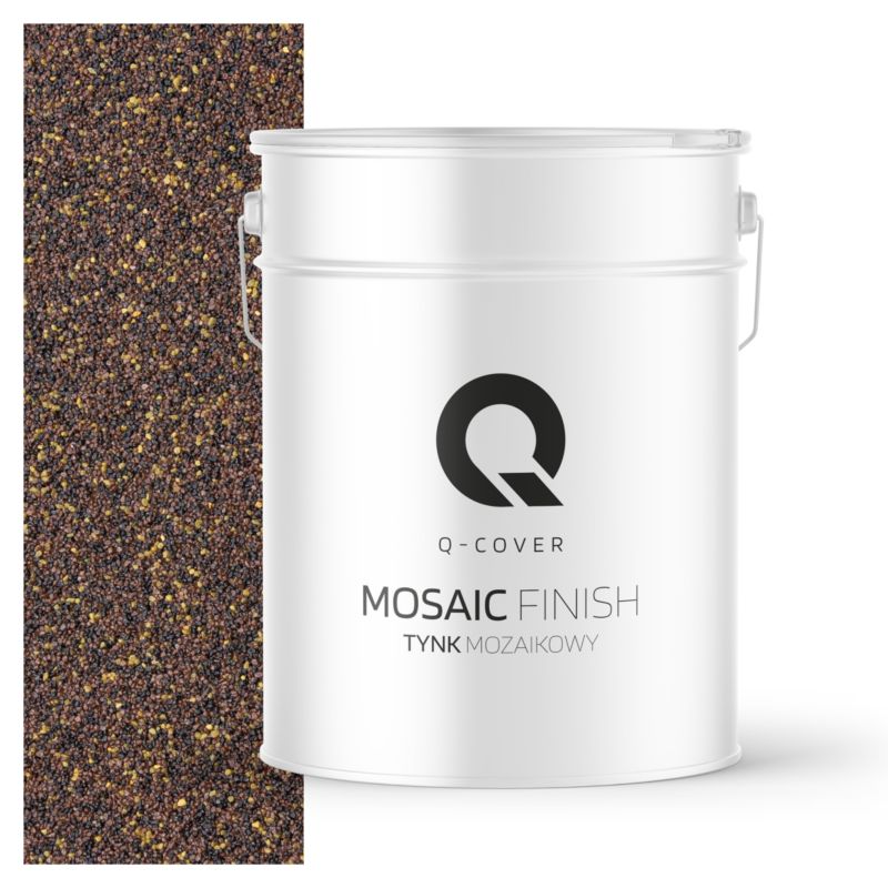 Tynk Mozaikowy Q-Cover Brązowy ciemny M82 12.5KG